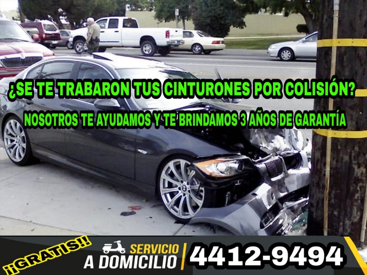 REPARACION Y VENTA DE CINTURONES DE SEGURIDAD