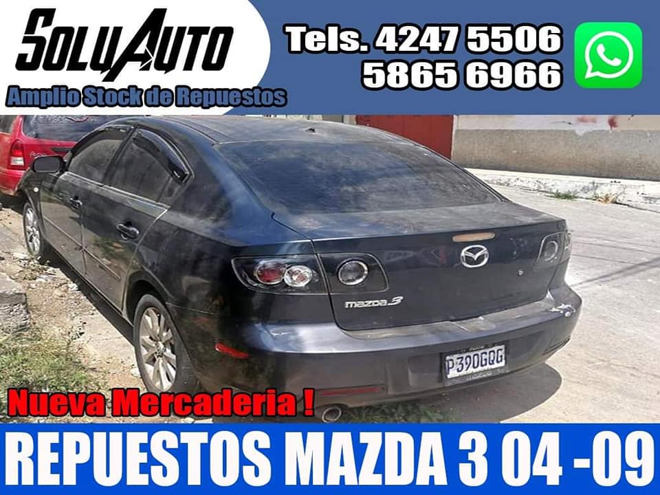 NUEVO INGRESO REPUESTOS MAZDA 3 2004 A 2009 cc2000

Culata 2.0 ( año 2007 a 2009), CAJA TIPTRONICK (