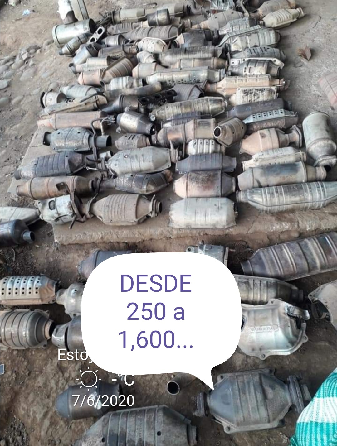 Se compra catalizadores! Bendiciones