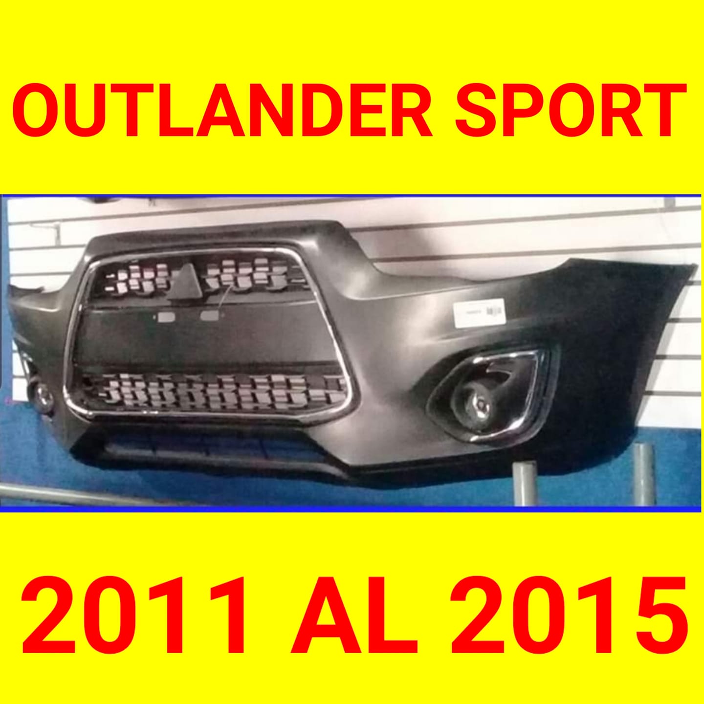 BOMPERES DELANTEROS COMPLETOS PARA MITSUBISHI OUTLANDER SPORT 2011 AL 2015 PREGUNTE SIN COMPROMISO