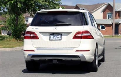 Bumper trasero para mercedes benz ML 2013