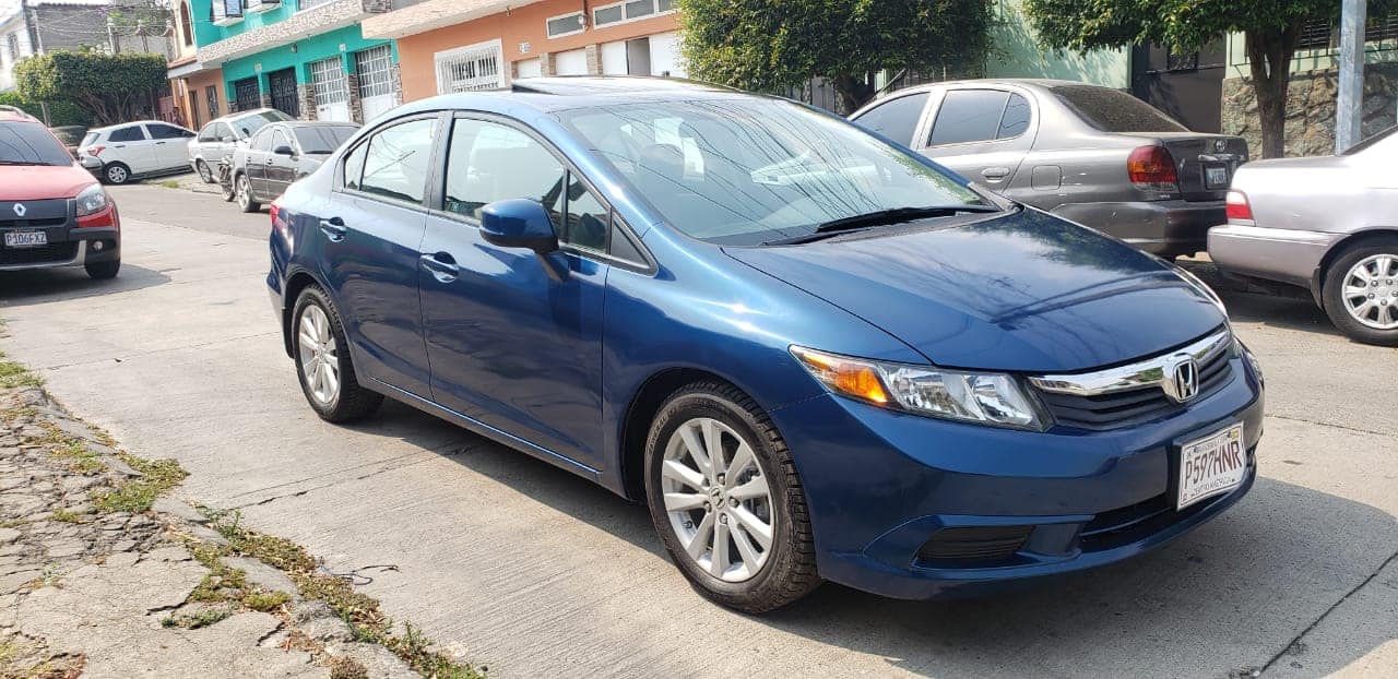 Honda Civic Ex 2012 Automatico Recién Traído Tel.41407070
