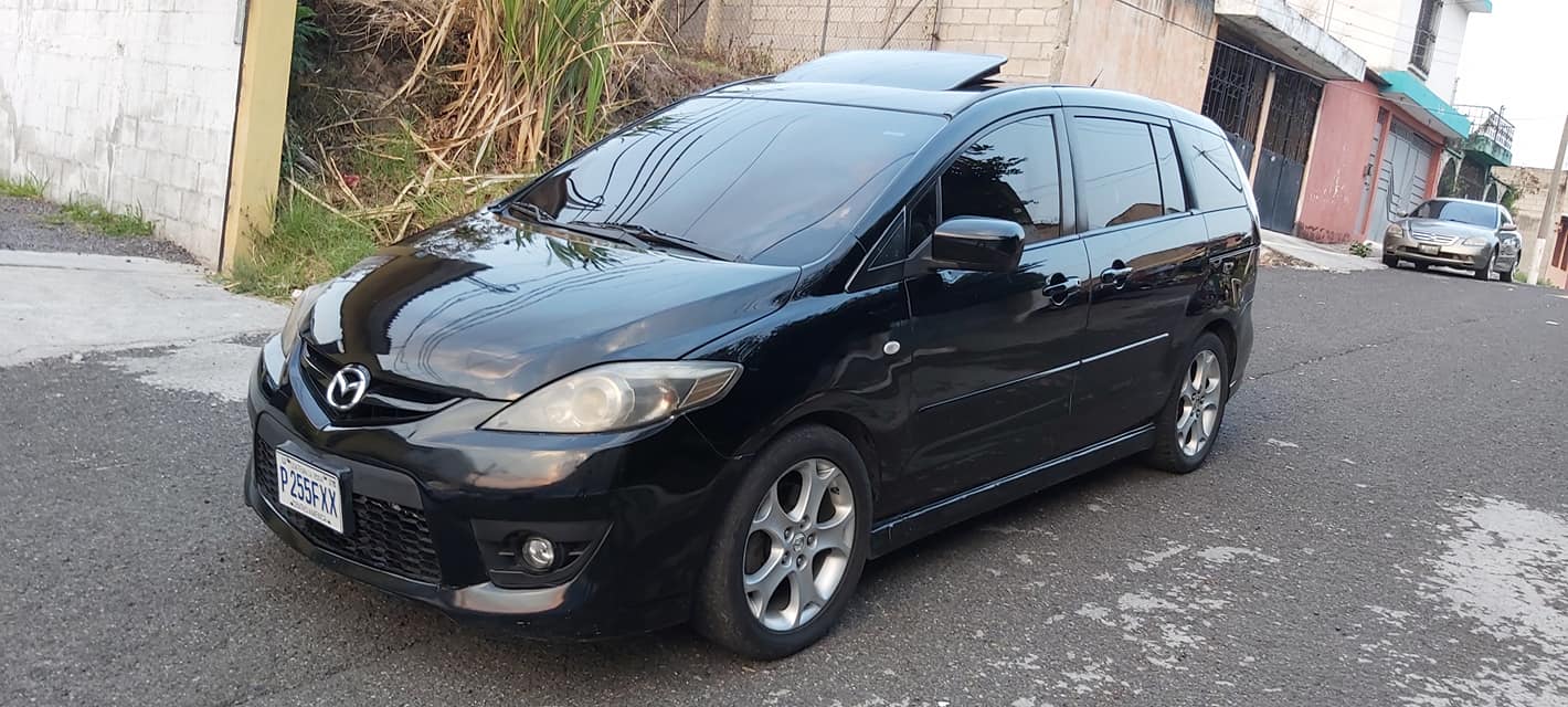 Mazda 5 2009 Tiptronic Motor 2.3cc F/E A/C Bluetooth Sunroof Cámara 7 Pasajeros 3 Filas Q29,000 Neg