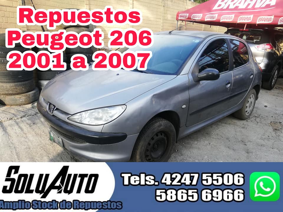 NUEVA MERCADERIA REPUESTOS PEUGEOT 206 DEL 2001 A 2007 MOTOR 1.6 AUTOMATICO 

CULATA 1.6, CAJA AUTOM