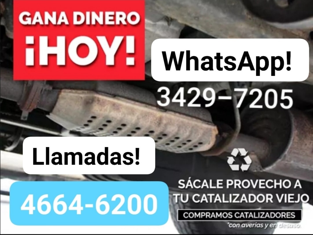 Se compra catalizadores!