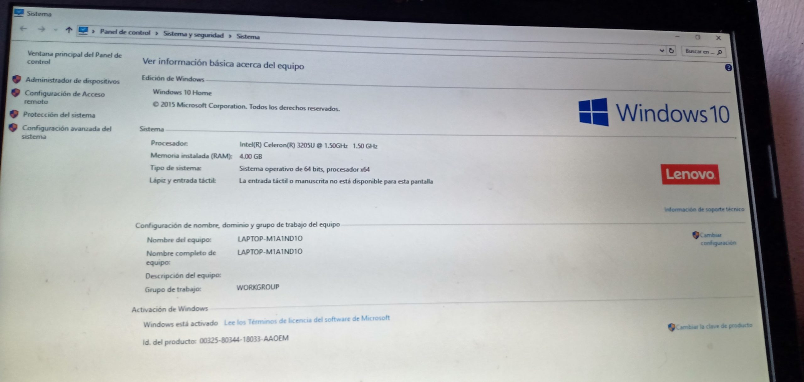 laptop Lenovo