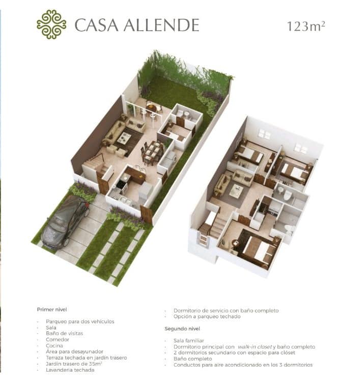 Casas a 3 minutos de Pradera Chimaltenango