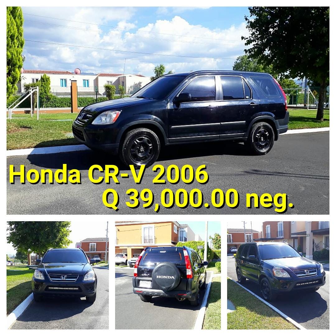Honda CR-V 2006 AUTOMÁTICA
 precio: Q 39,000.00 poco NEG. 
Llamenos al 50187061 ...