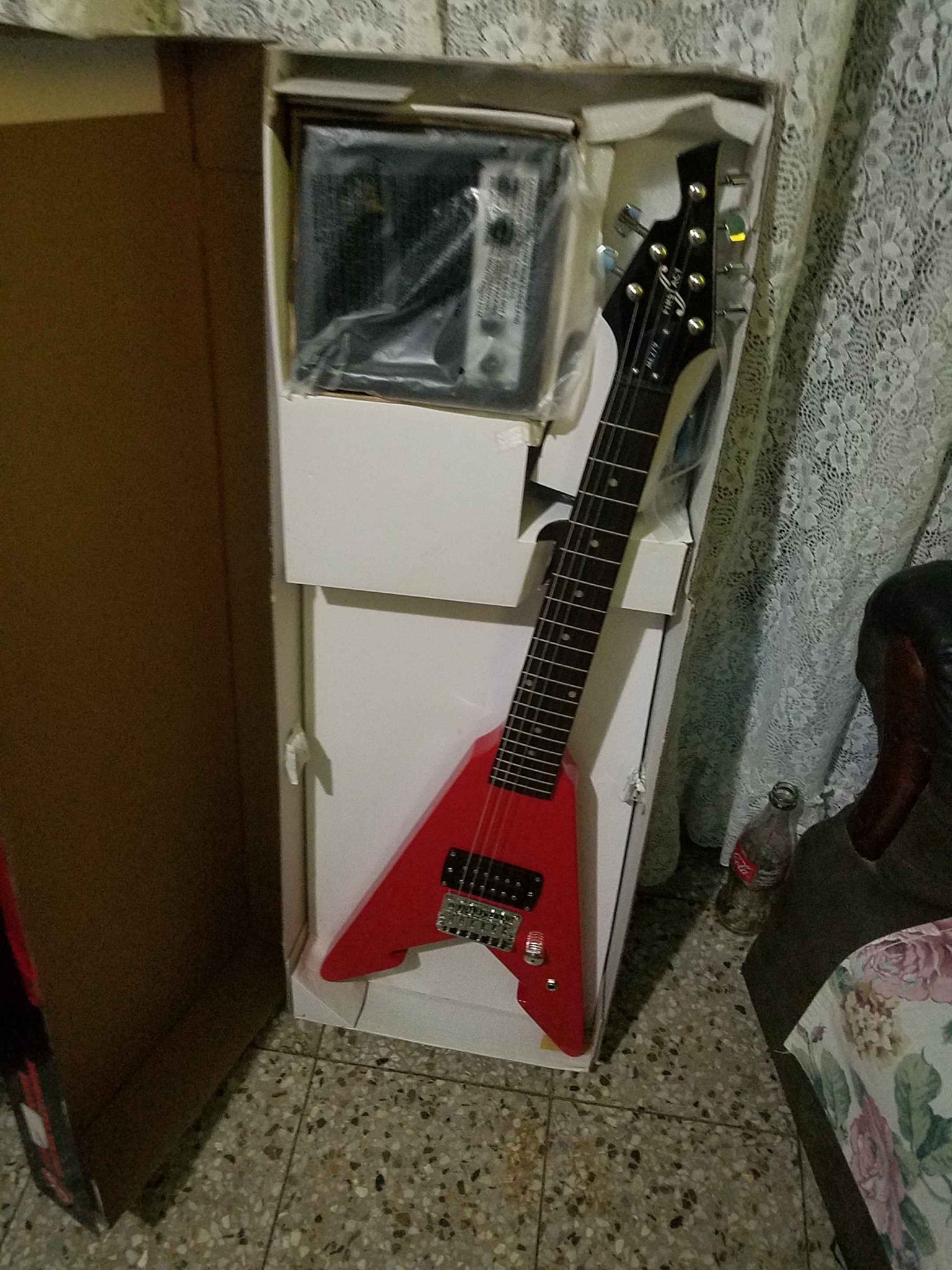 Vendo guitarra electrica con amplificador
