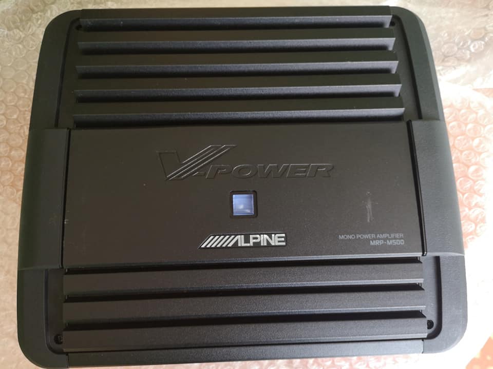Amplificador ALPINE Monoblock 500w rms