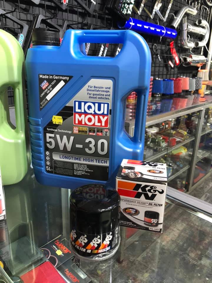 Aceite LUQUI MOLY y fiktro de aceite K&amp;N