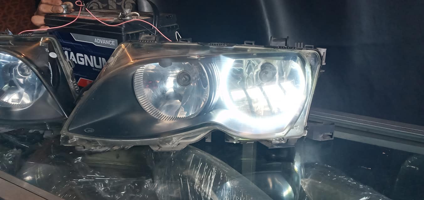 Alas órdenes en fabricación reparación limpieza de silvines y stop ponemos led aureolas a silvines