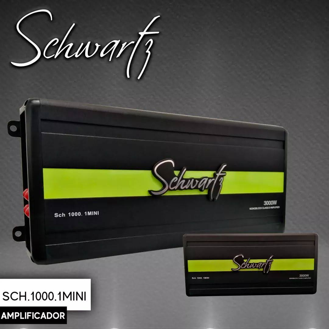 AMPLIFICADOR SCHWARTZ 1 CANAL 3000WATTS MAX 1000RMS