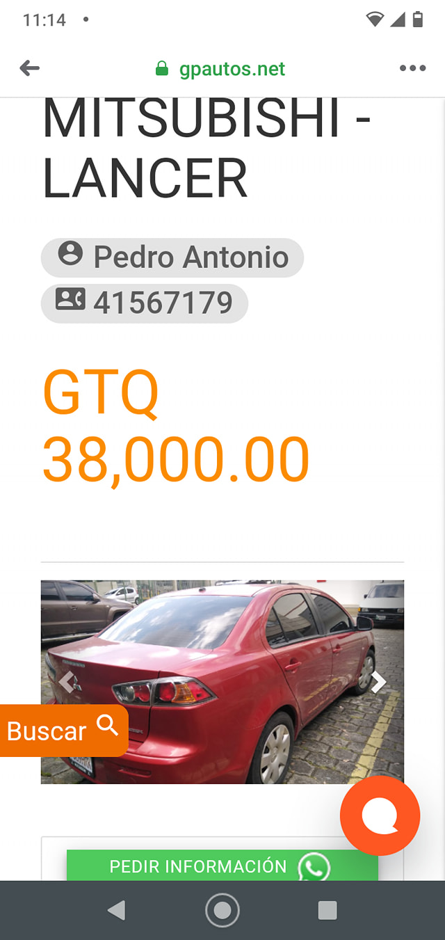 Vendo Mitsubishi Lancer 3011