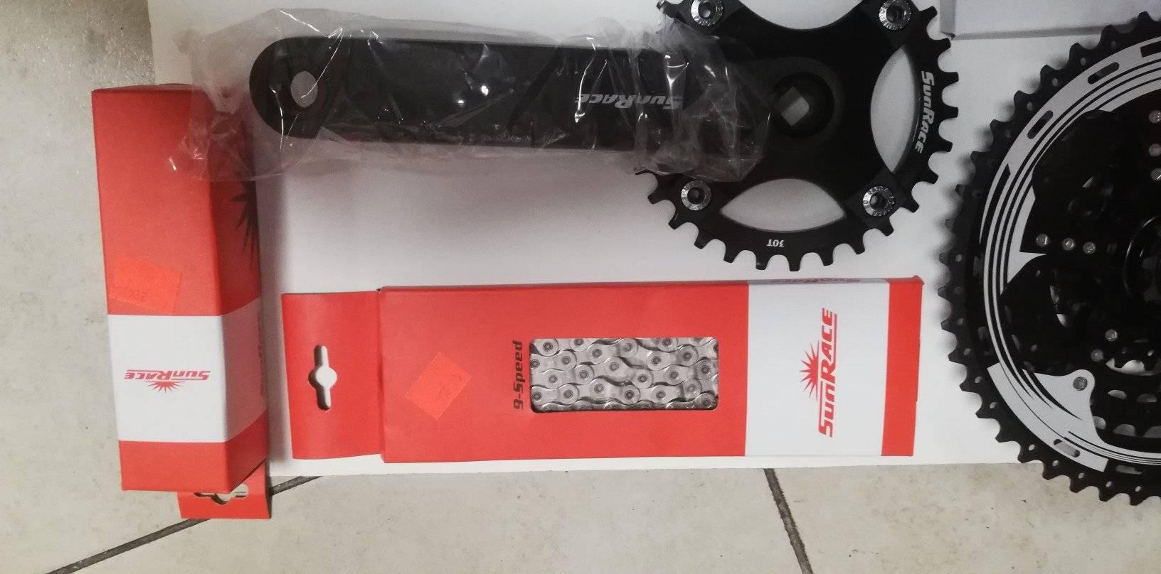 Combo sunrace 9 pasos sin shifter