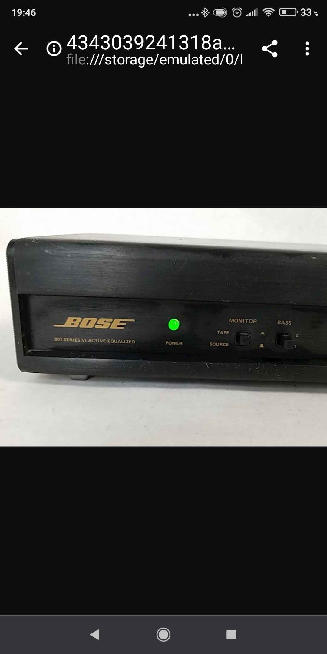 Bose Equalizador