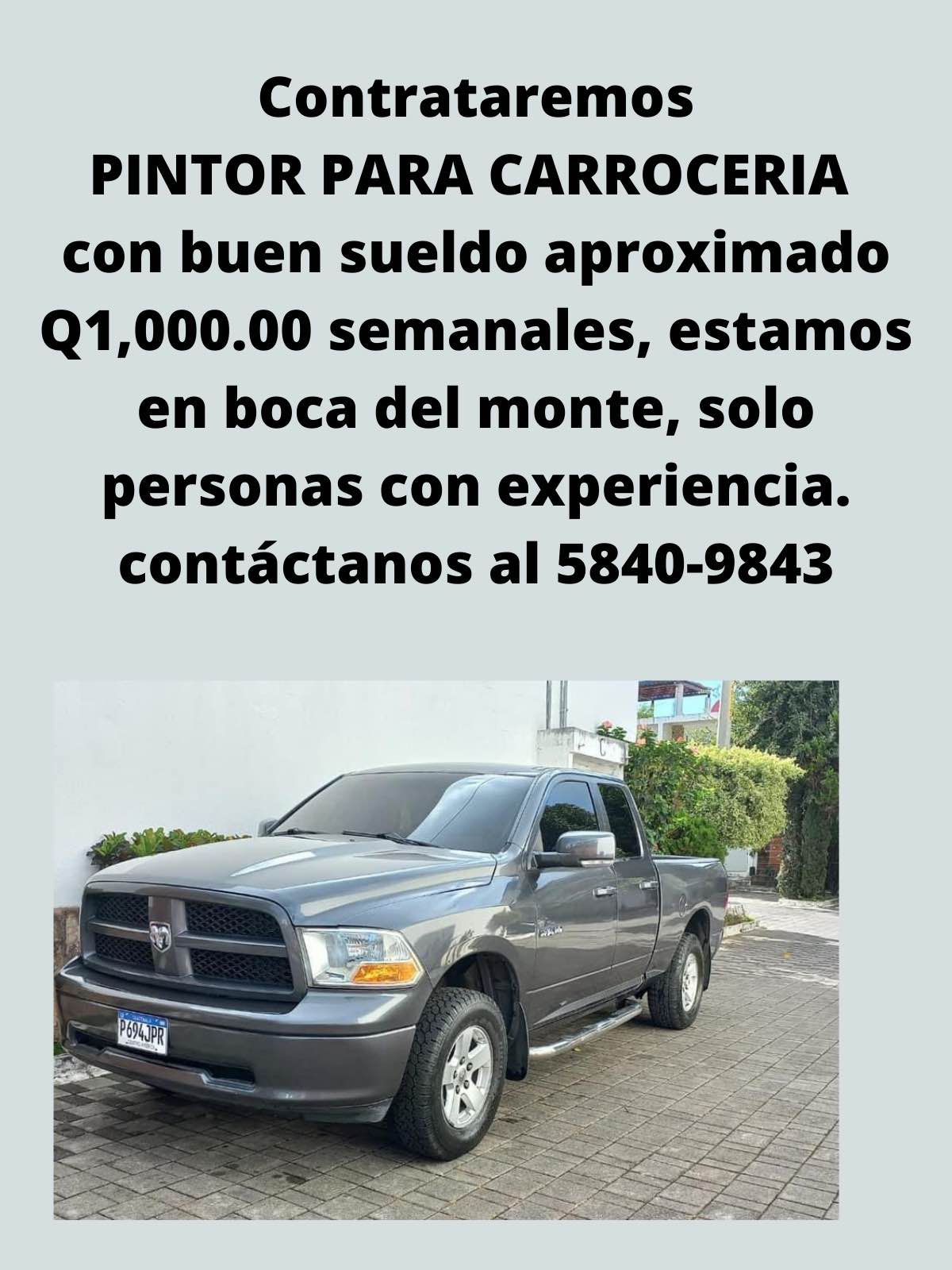 INICIA EL AÑO CON UNA BUENA OPORTUNIDAD DE TRABAJO.