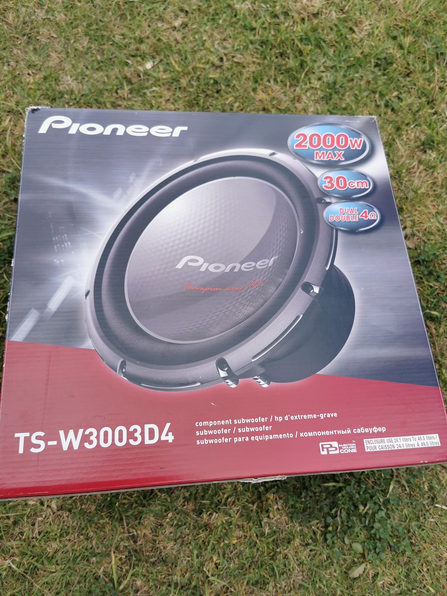 Subwoofer Pionner Champions series Pro 15" pulgadas