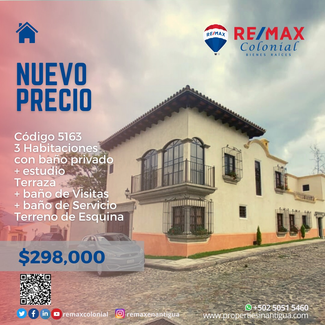 3 habitaciones 3 baños Casa