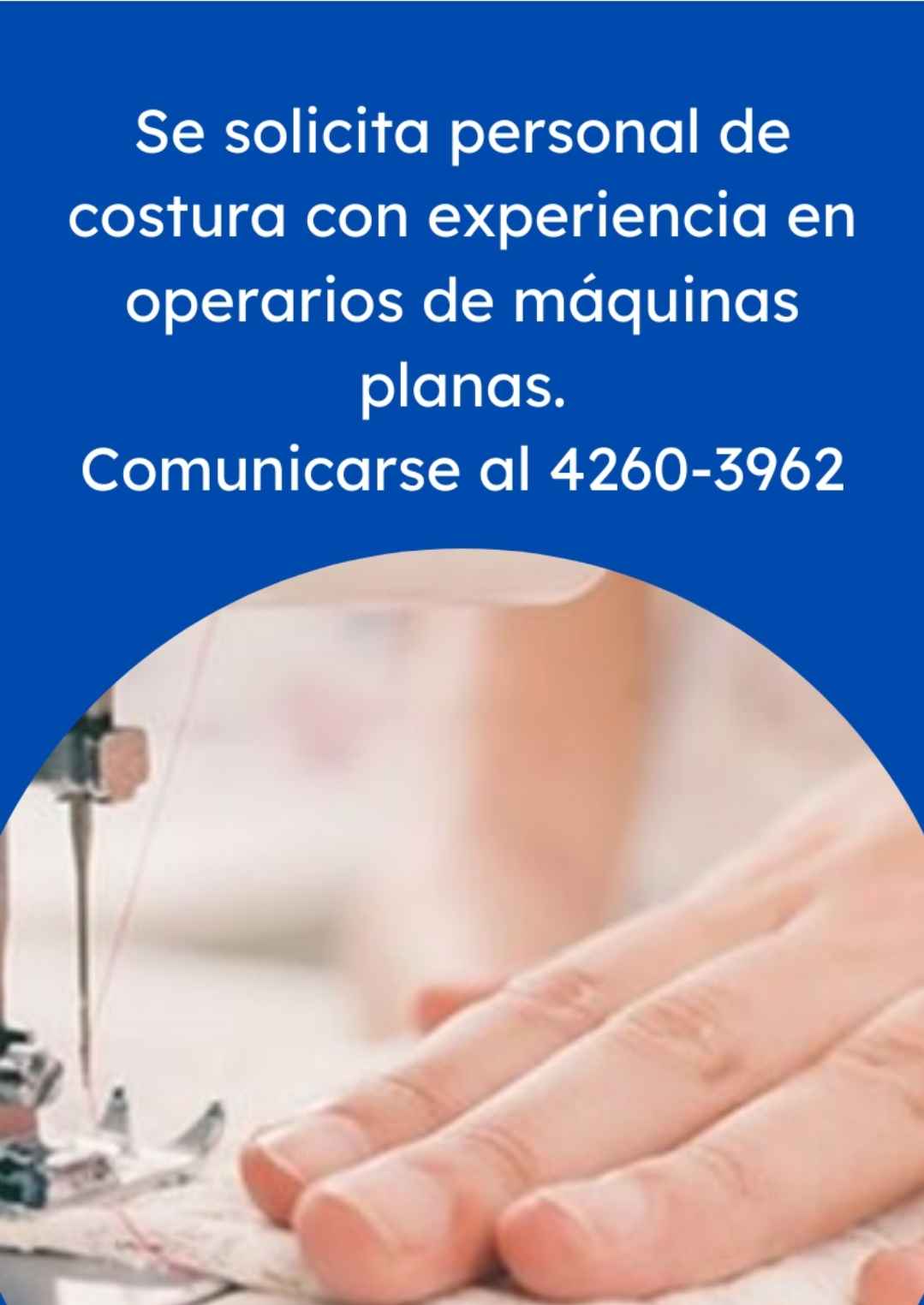 Trabajo Operario de maquina