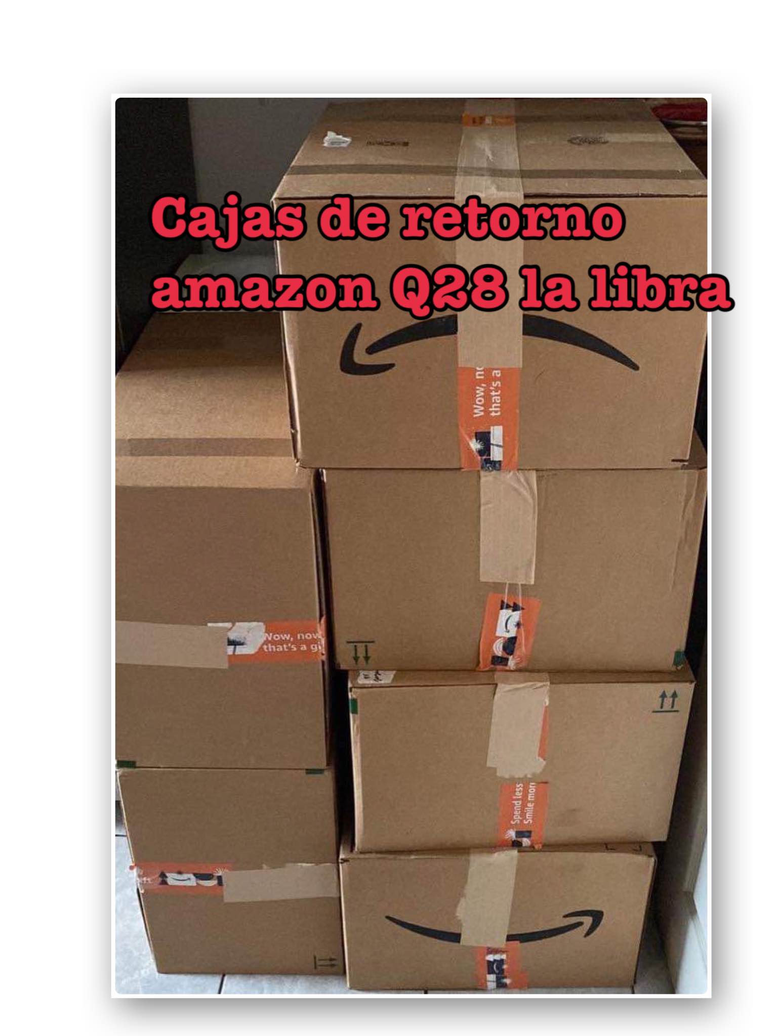 Cajas de retorno Q28 la libra