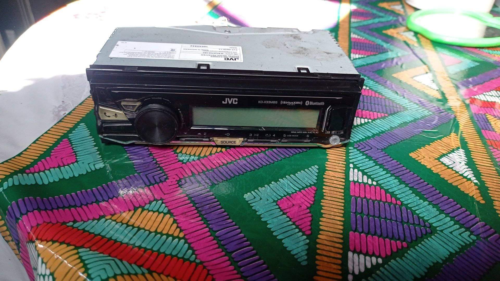 Radio JVC con bluetooth