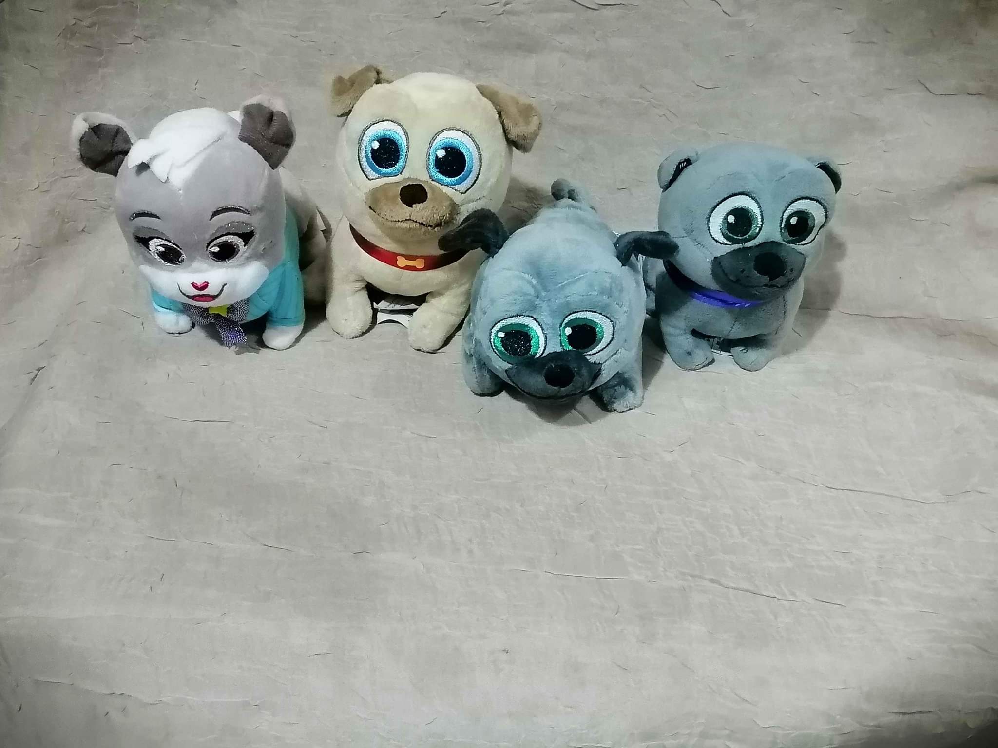 Peluches de bingo y rolly