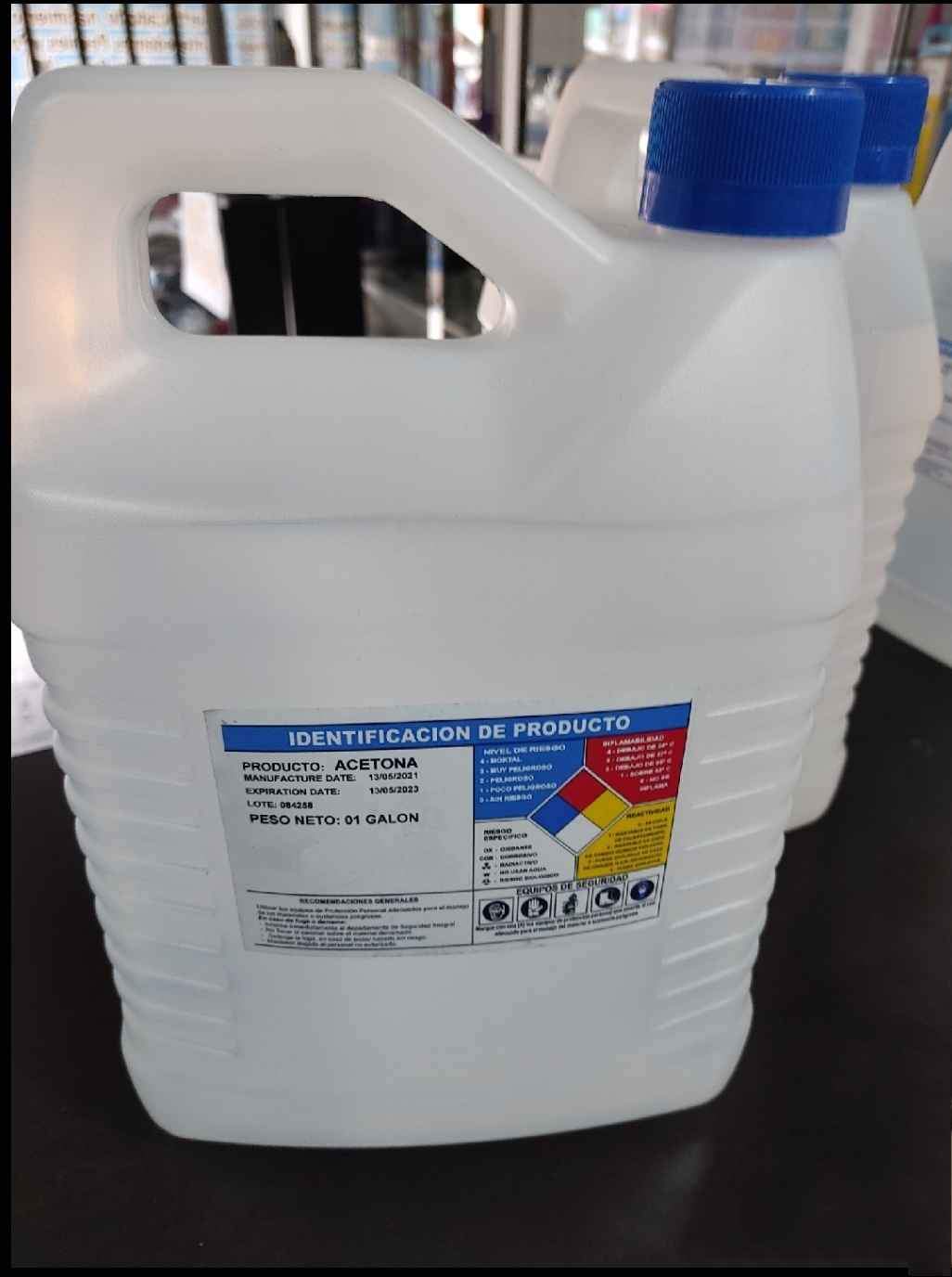 Acetona pura 100%