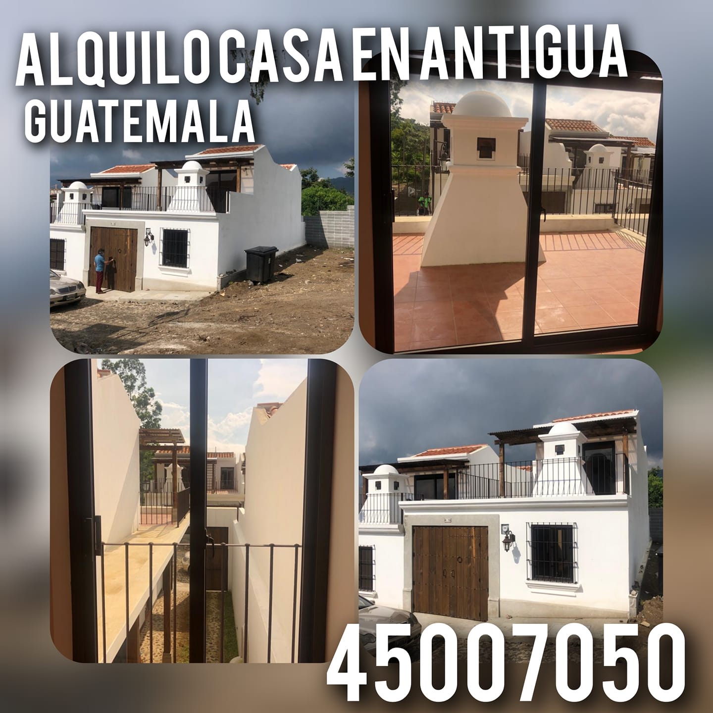 Alquiler de casa en Antigua Guatemala
