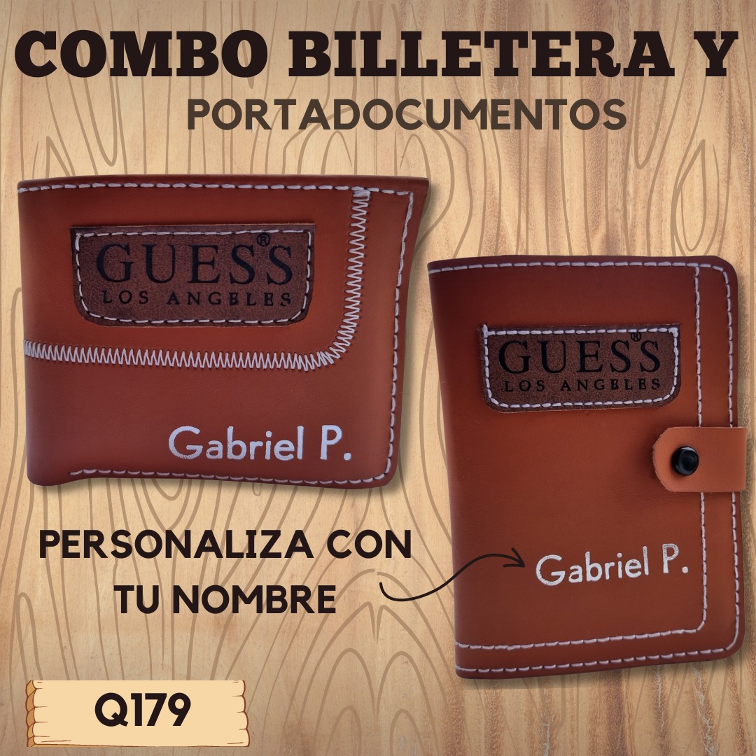 BILLETERA DE CUERO PERSONALIZABLE