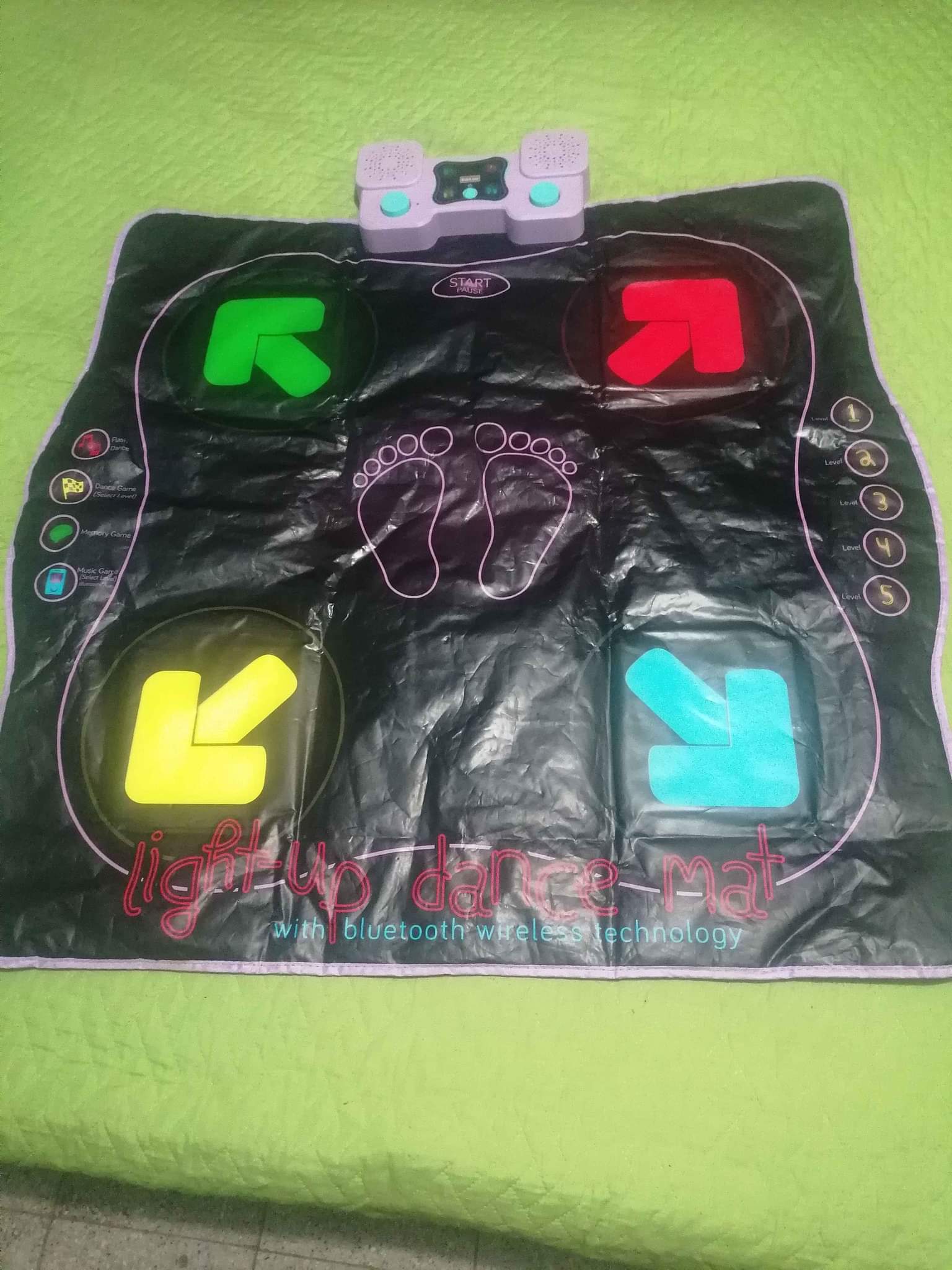 Alfombra de baile Light up dance mat, no necesita consola para jugar, info en descripción
