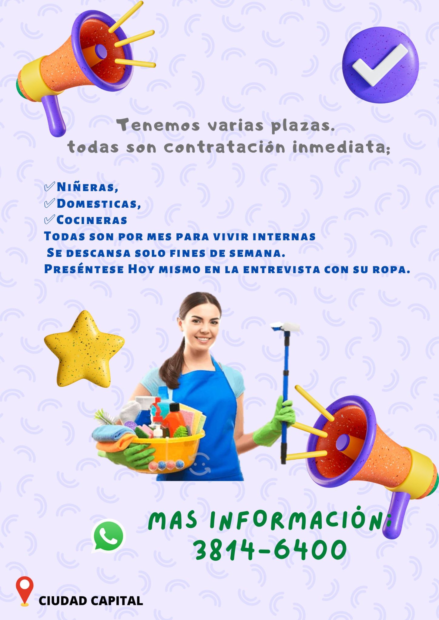 EMPLEO DOMESTICA INTERNA