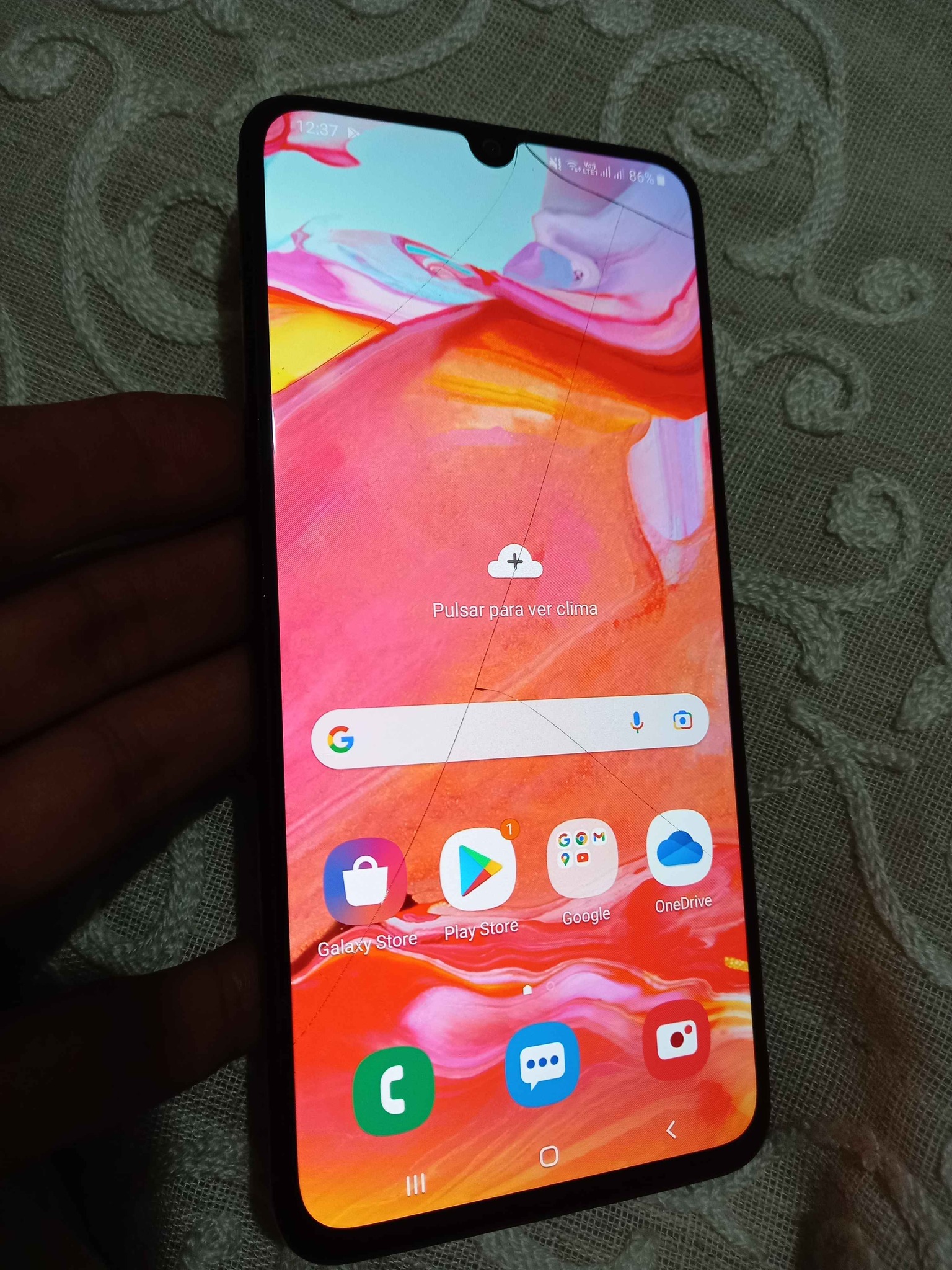 A70 DOBLE SIM DETALLE EN PANTALLA Q750 PRECIO FIJO HUELLA EN PANTALLA