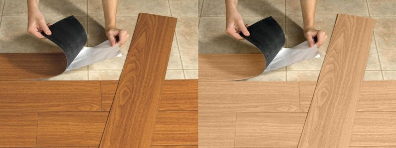 Variedad de colores de Piso vinílico