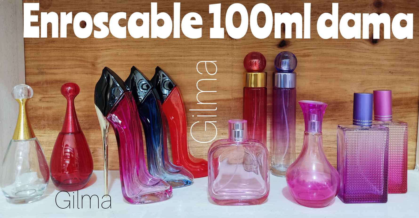 Envases de vidrio para sus fragancias