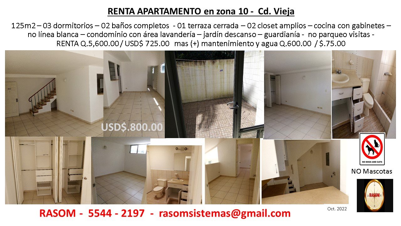 3 habitaciones 2 baños Departamento/condominio