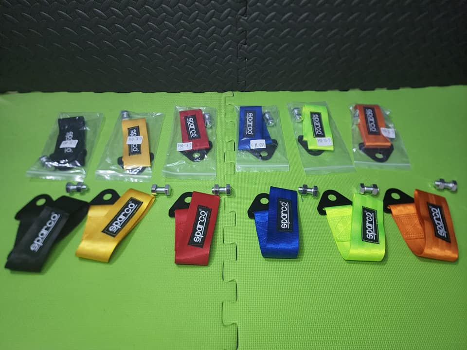 Jaladores de tela base de metal sparco