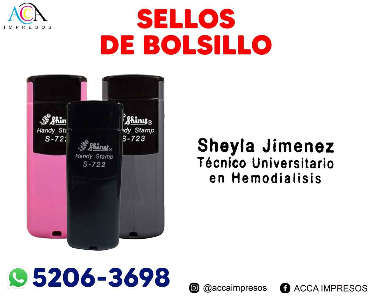 SELLOS DE HULE URGENTES !!!EN BASE DE MADERA Y APARATOS AUTOMÁTICOS