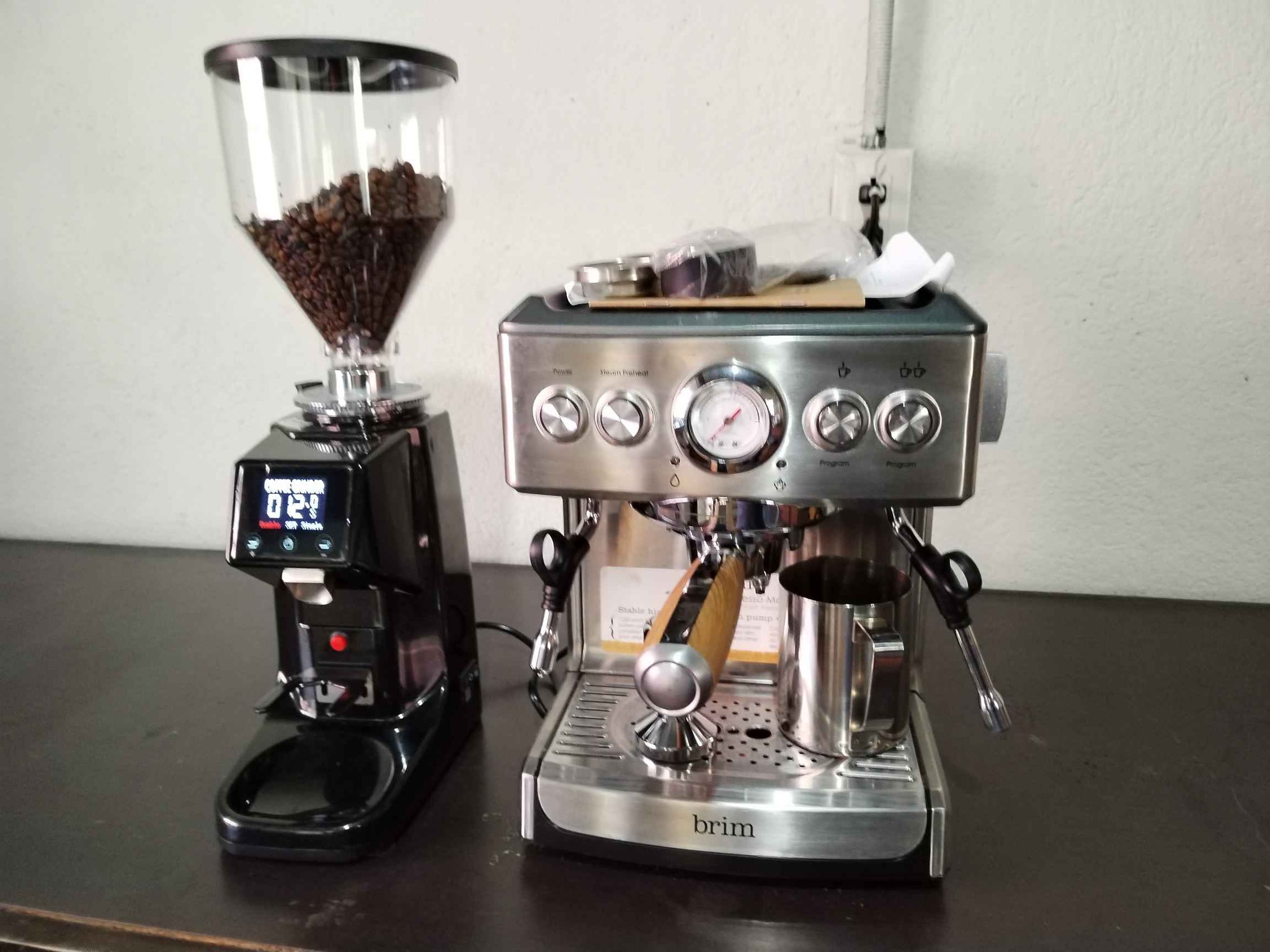 Maquina Brim y molino lelit