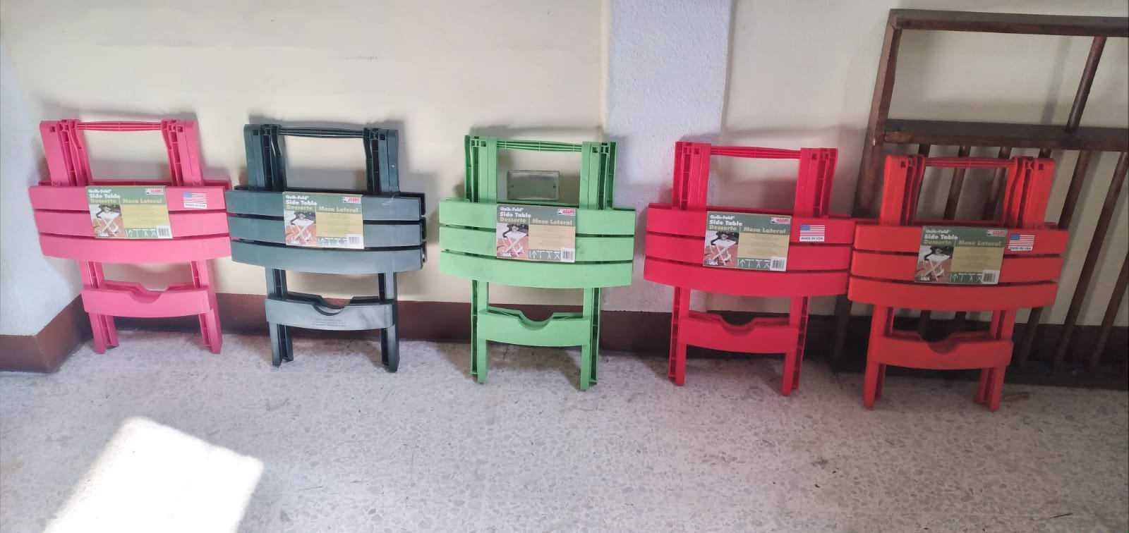 Mesitas plegables para jardin