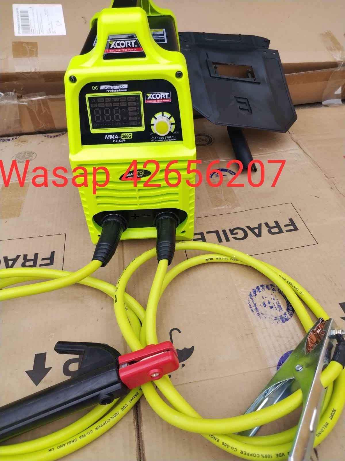 Inversoras xcort europeas 
300 amperios 
Soldar 70 18 
Aluminio 
Acero inoxidable 
Garantía 1año