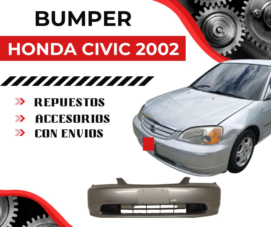 Bumper Honda Civic 2002
 consultas al:
 telefono: 49061060
 Whatsapp: 50303081
