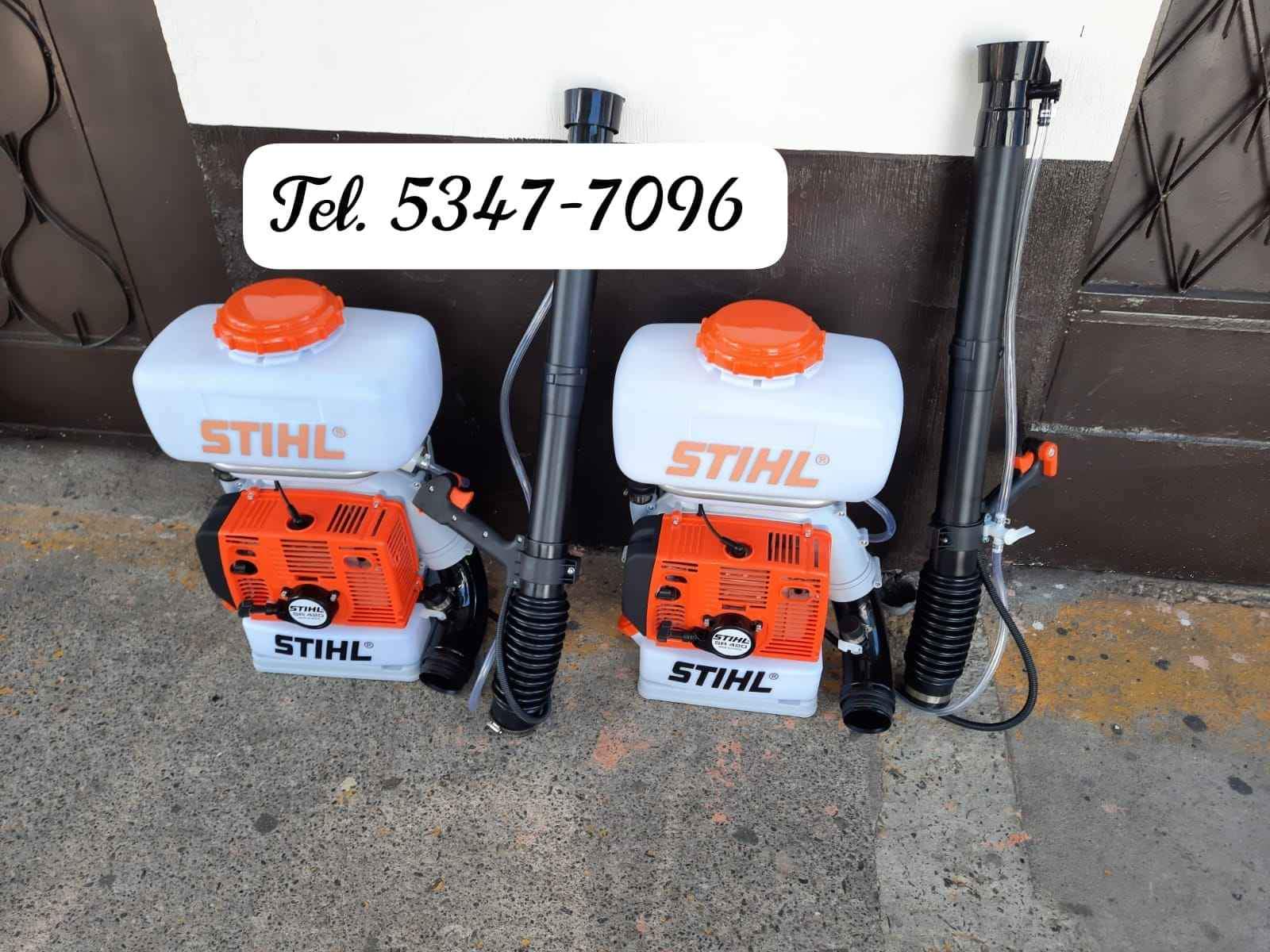 Agroindustria 
 Bombas de cañones stihl Sr 420 
 Chapeadoras, 
 Motosierra,
  bo
