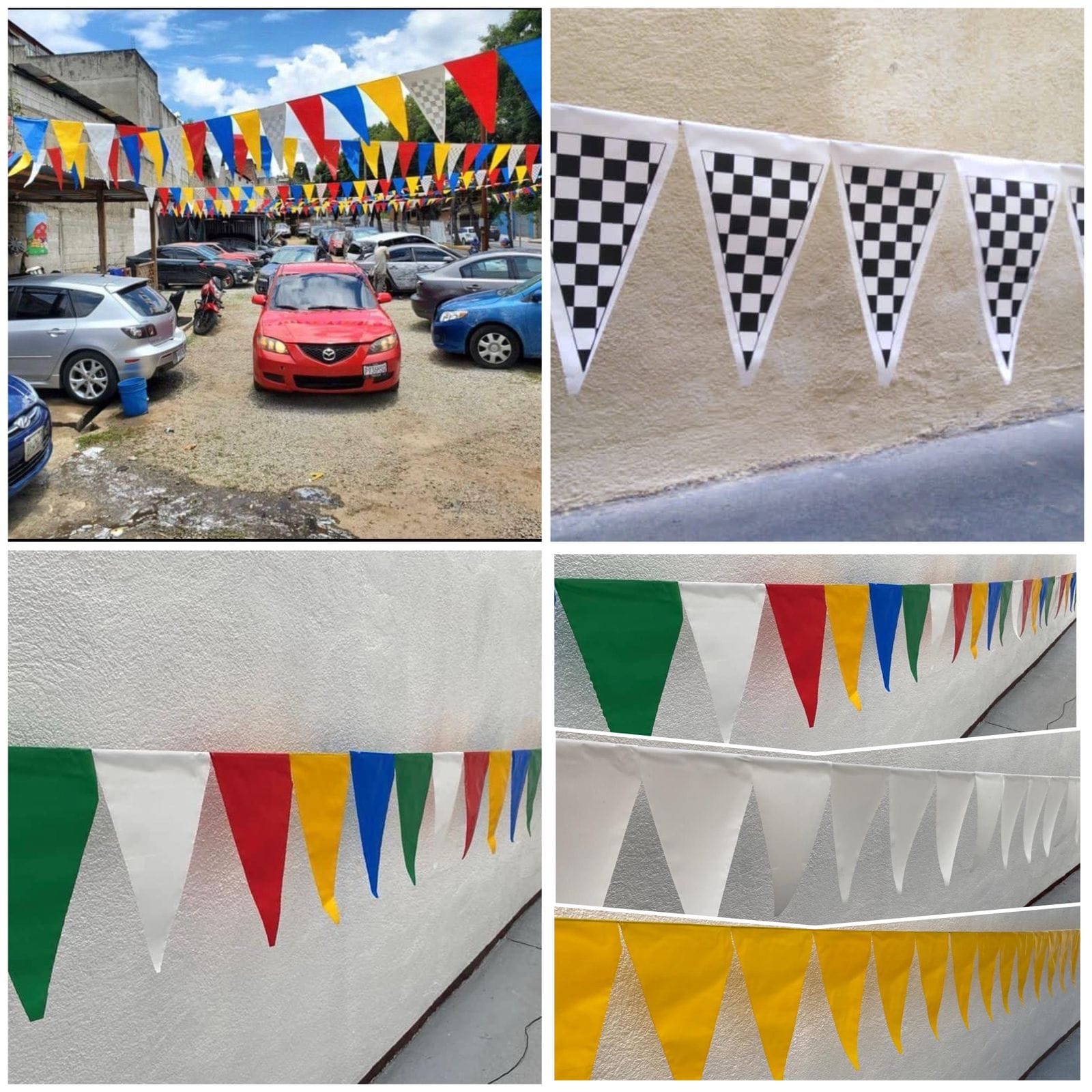 Banderines Plásticos Promocionales para Eventos, Negocios, Empresas Predios, Car