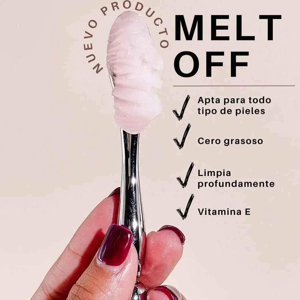 Bálsamo desmaquillante Melt off Italia deluxe
 fórmula suave e hidratante  que