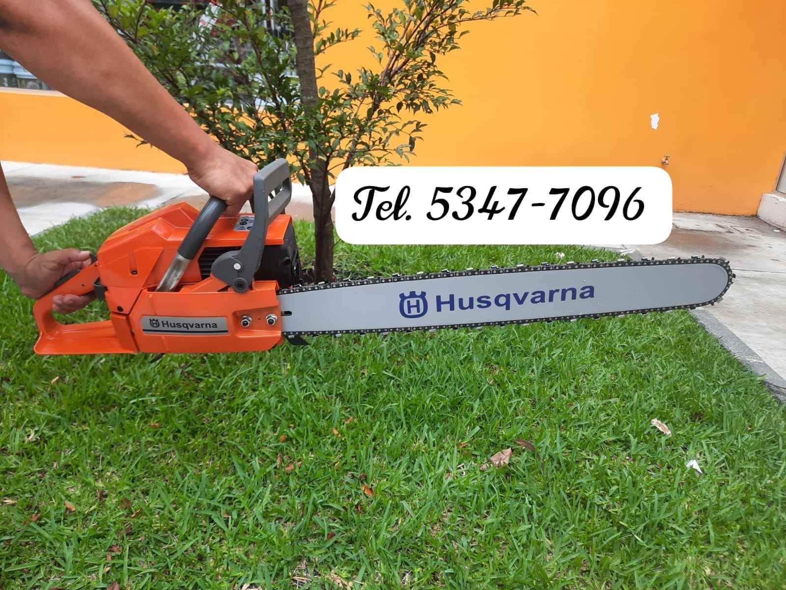 Agroindustria 
 Motosierra Husqvarna 61 
 Chapeadoras, 
 Motosierra,
  bombas pa