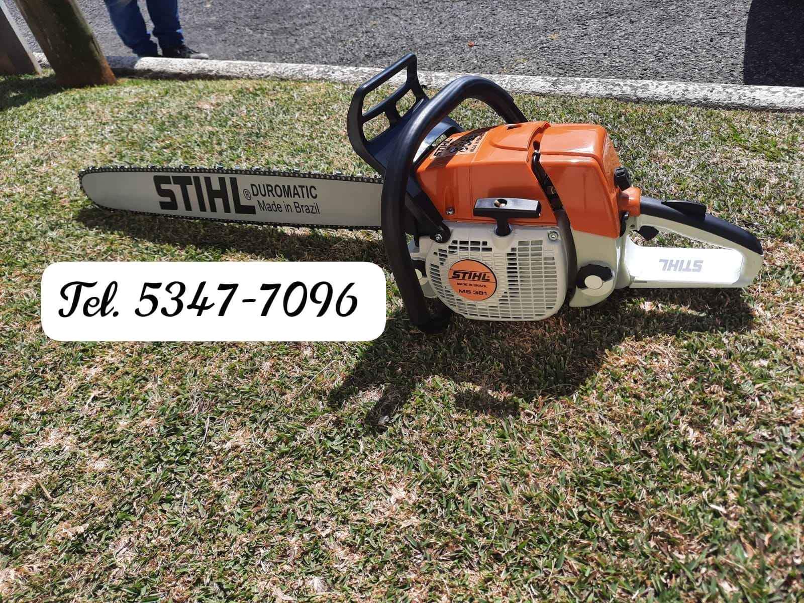 Agroindustria 
 Motosierra stihl 381 
 Chapeadoras, 
 Motosierra,
  bombas para