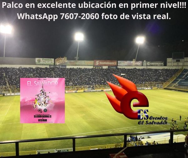 *Oferta de último momento!!!* Palco completo para 6 personas y 2 niños menores d