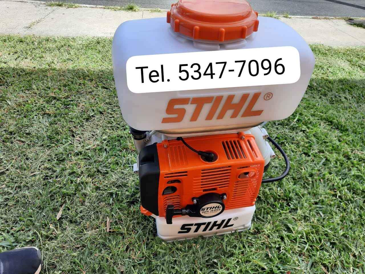 Agroindustria 
 Bombas de cañones stihl Sr 420 
 Chapeadoras, 
 Motosierra,
  bo