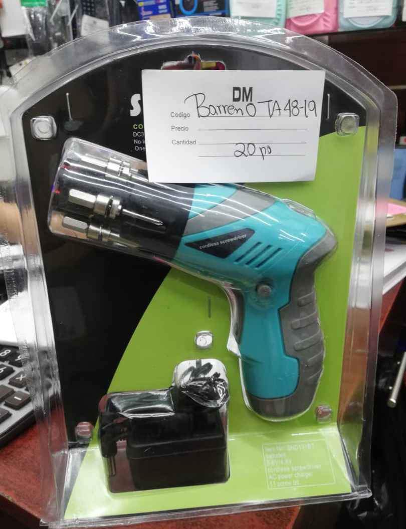 Barreno inalambrico 
 a tan solo Q210
 Hacemos entregas en plaza el 
 amate zona